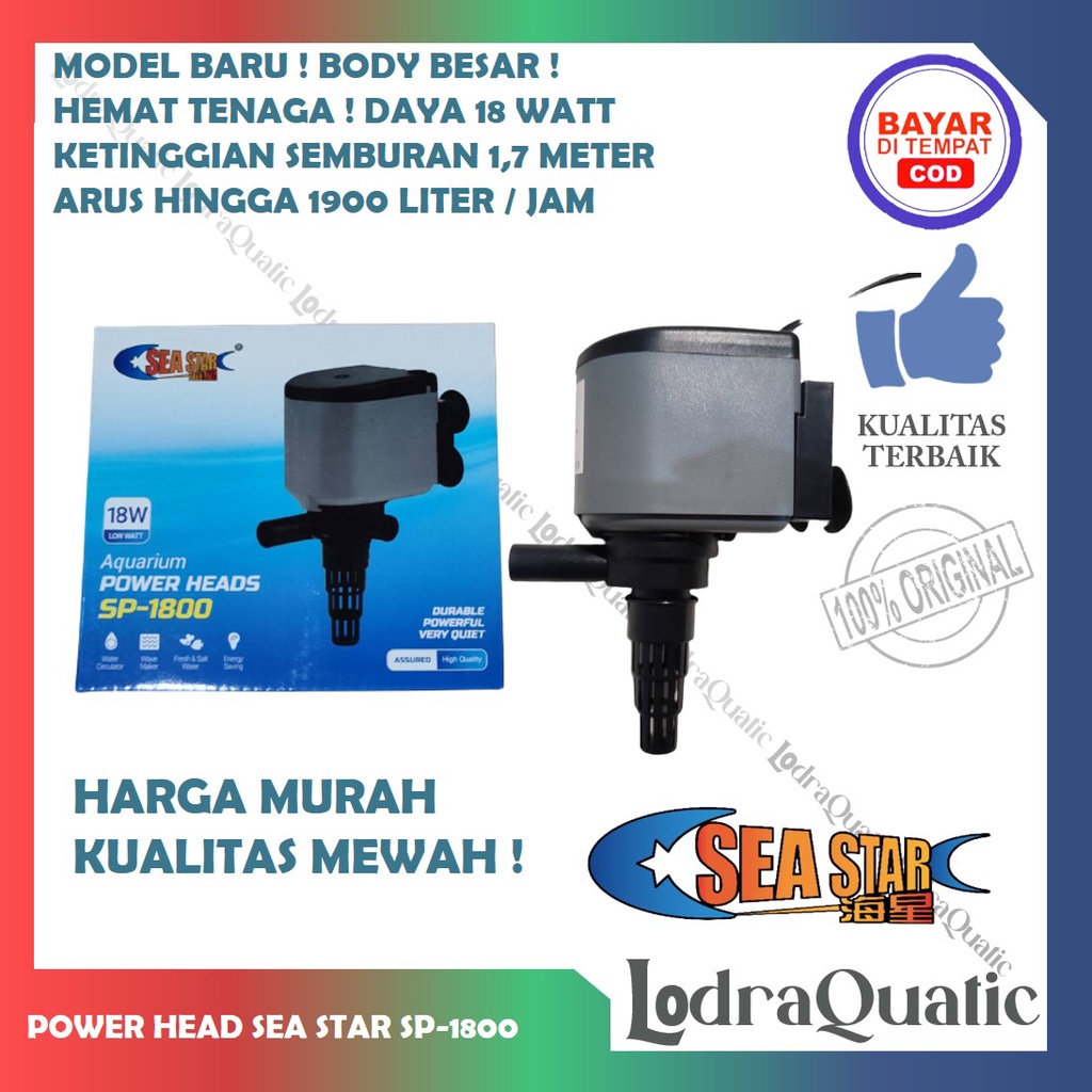 PROMO MURAH POMPA AIR AQUARIUM KIYOSAKI 1800 NAIK 1,7 METER 1900 LITER FILTER AQUARIUM POMPA AIR HIDROPONIK AQUARIUM FILTER AQUARIUM POMPA AQUARIUM BESAR POMPA AQUARIUM POMPA AQUARIUM HEMAT ENERGY POMPA AQUARIUM LOW WATT FILTER AQUASCAPE