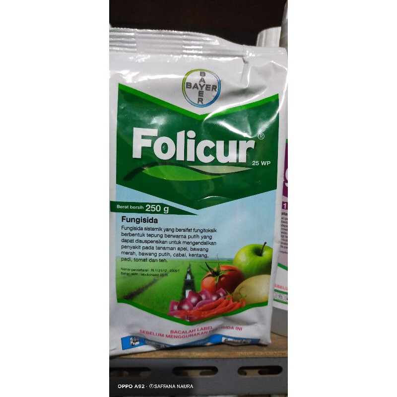 Fungisida FOLICUR 25WP-250gram.