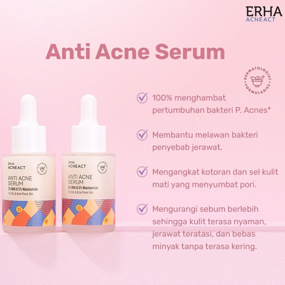 ❤ MEMEY ❤ ERHA AcneAct Anti Acne Serum | Blemish Soothing | Post Acne Spot