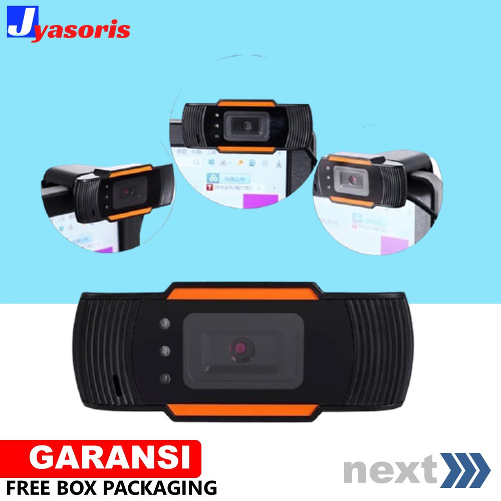 WEBCAM LAPTOP 1080P WEB CAM WEB CAMERA KOMPUTER PC KAMERA WEBCAM HD USB AUTOFOKUS ADA MIC JS00