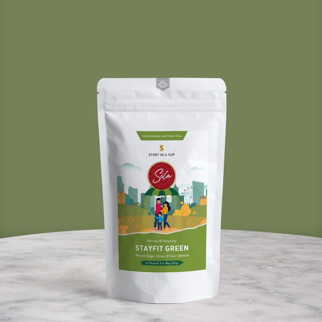 

Sila Artisan Tea | Stayfit Green | Cafe Pack | Teh Premium | Green Tea