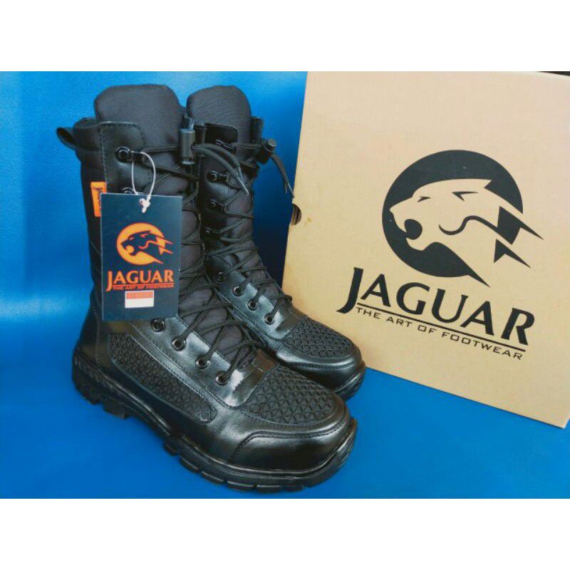 SEPATU PDL TNI/POLRI BAHAN KULIT ASLI MERK JAGUAR
