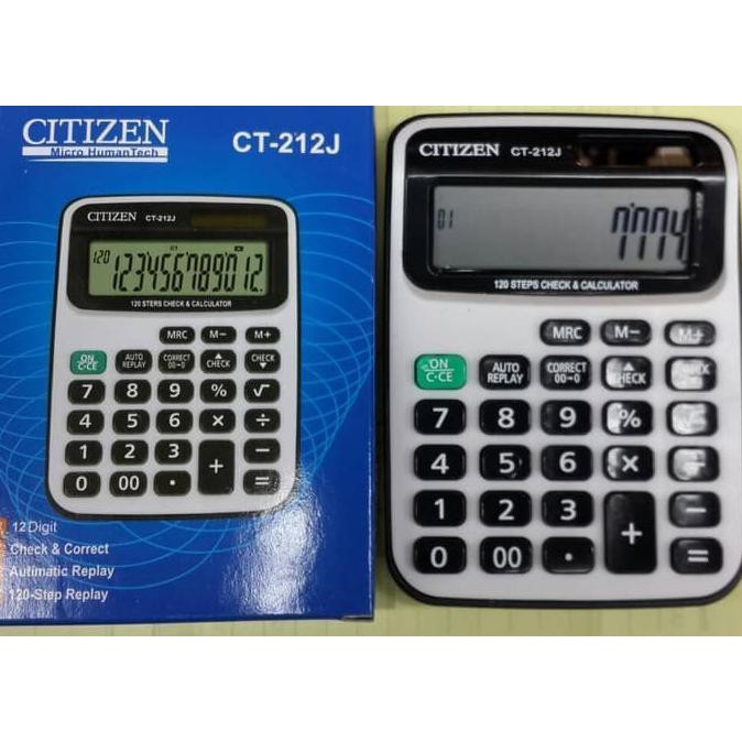 

ILARISl Kalkulator CITIZEN 12 Digit - Calculator CITIZEN TYPE CT-212J ICLl