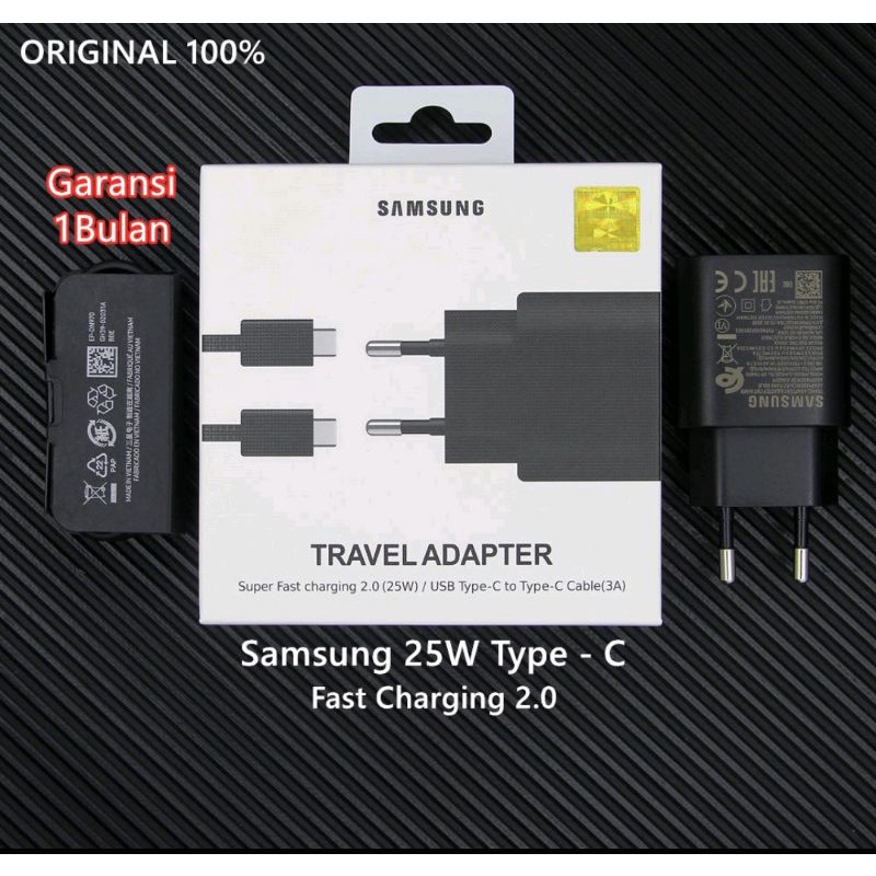 Charger Samsung S21 Ultra A71 A70S A80 S20 Note 10 USB-C TO C Carger Casan Cas TC Charging Original