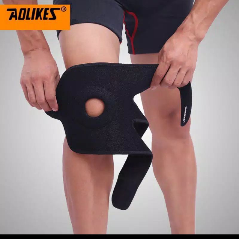 Knee support Decker aolikes /Adjustable knee pad /deker lutut /  knee support open patella