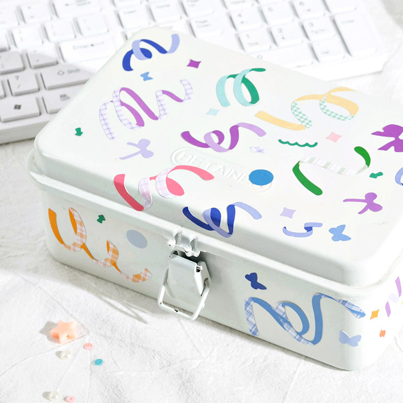 Mohamm 2pcs set Stiker Kertas Selotip Washi Seri Teh Untuk Mohamm 2pcs set Stiker Kertas Selotip Washi Seri Teh Untuk