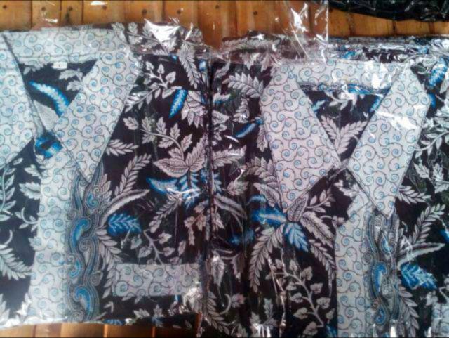 Couple Hem Pendek Dan Blus Batik Harga Murah Seragam
