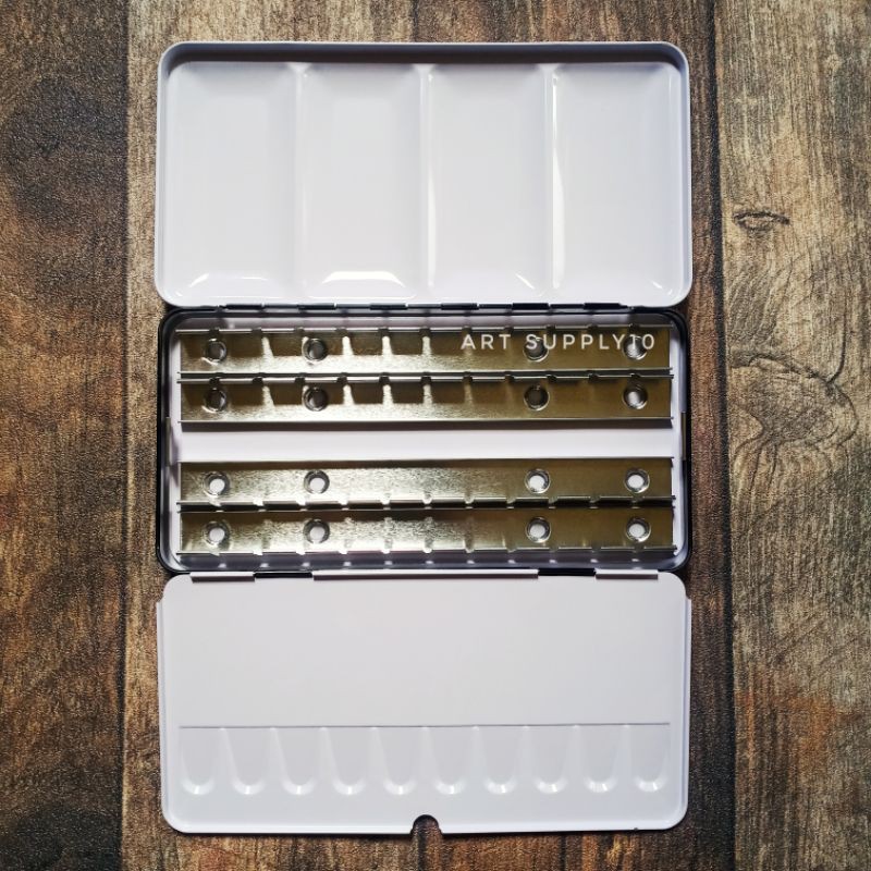 

Empty Metal Watercolor Case 12 /48 Half Pan