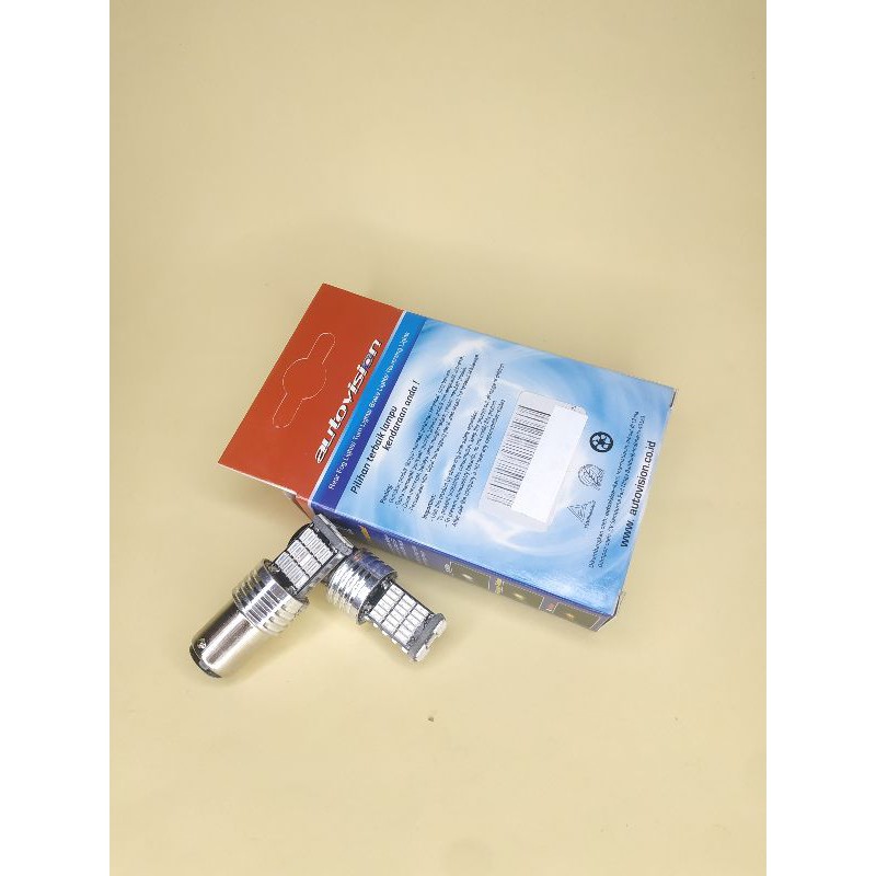 Lampu LED Autovision Microzen Lampu Rem Mobil "FLASH RED"