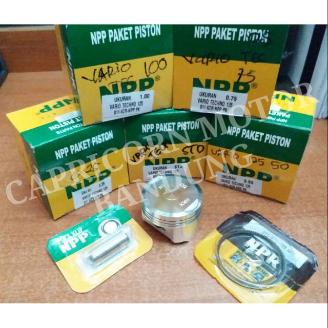 Piston Kit VARIO TECHNO 125 FI INJEKSI NPP oversize STD 25 50 75 100