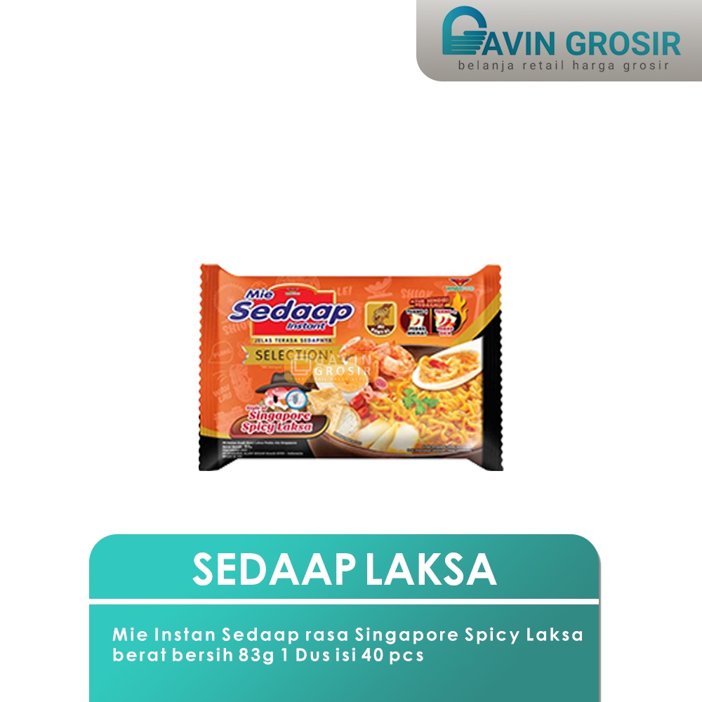 

Mie Instan Sedap Singapore Spicy Laksa