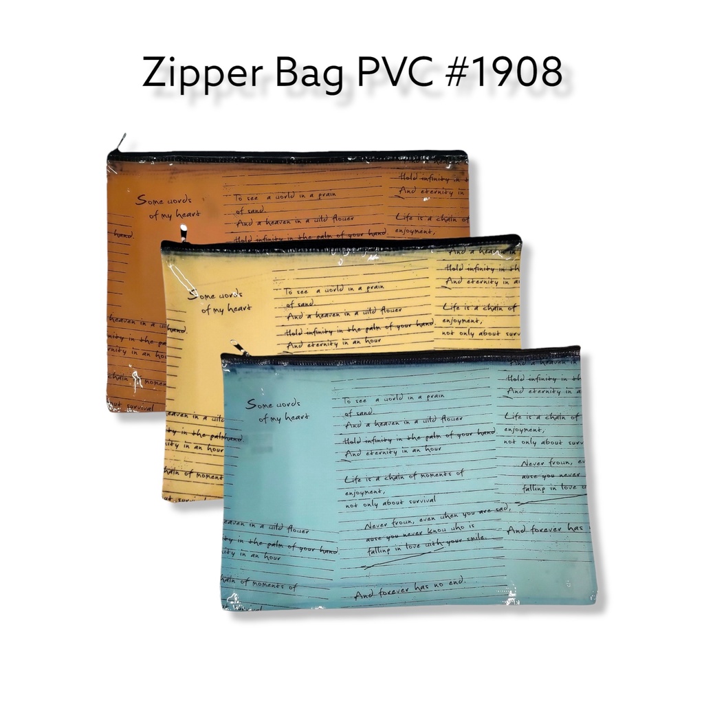 

Map Dokumen Resleting Ukuran A4 #1908 Dokumen Bag / Zipper Bag Impor