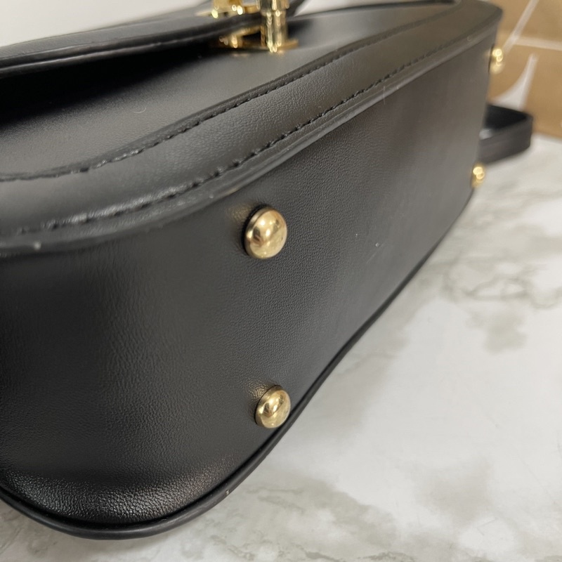 [REAL PICT] Tas Wanita Premium Diandra Sling Bag Kulit Sintetis Import Resleting Tali Panjang RZ Bag