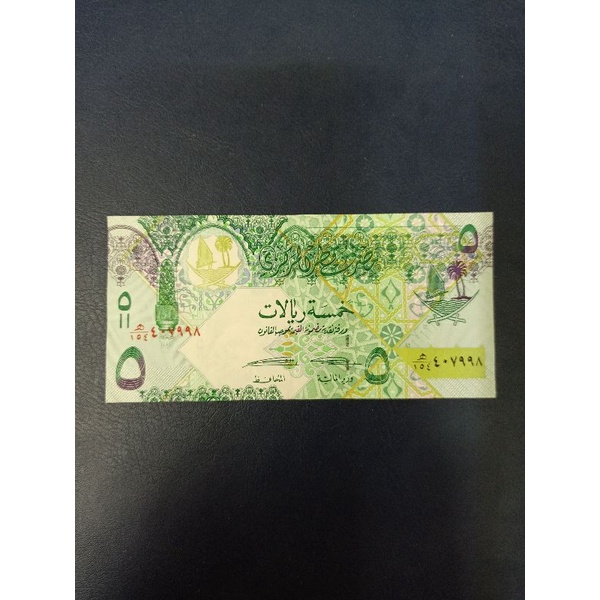 QATAR 5 RIYALS UANG ASING