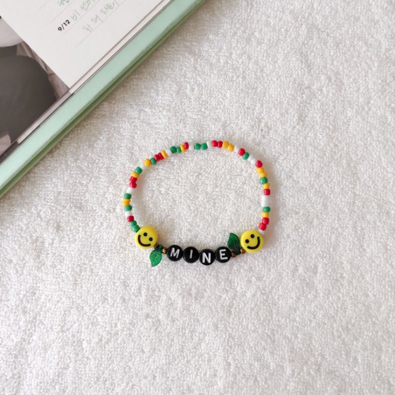 GELANG MANIK MOTE TREASURE MASHIHO MINE WEVERSE UPDATE / BEADS BRACELET MINE KPOP IDOL MASHIHO TREAS