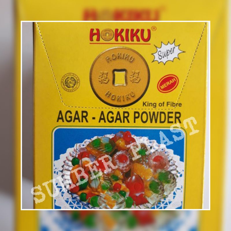 

Hokiku Agar" Warna Merah isi 12 pcs