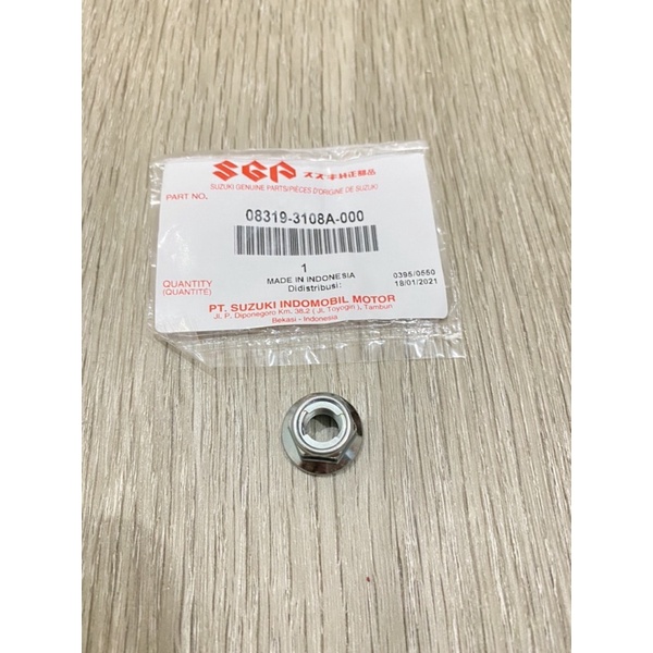 BAUT / MUR NAPGEAR NAP GIR SATRIA FU150 SATRIA 2TAK SMASH SHOGUN 110 SHOGUN SP 125 GSX R GSX S SUZUKI BANDIT SATRIA FU FI INJEKSI NUT SPROCKET GEAR ASLI SUZUKI-1