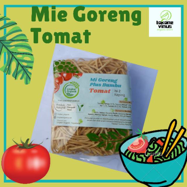 

Mie Goreng Tomat 《Lingkar Organik, Lengkap Dengan Bumbu》