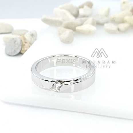 Cincin Perak 925 Single / Cincin Silver 925 Single MT012 - Bisa Request Model Cincin - Cincin Nikah 