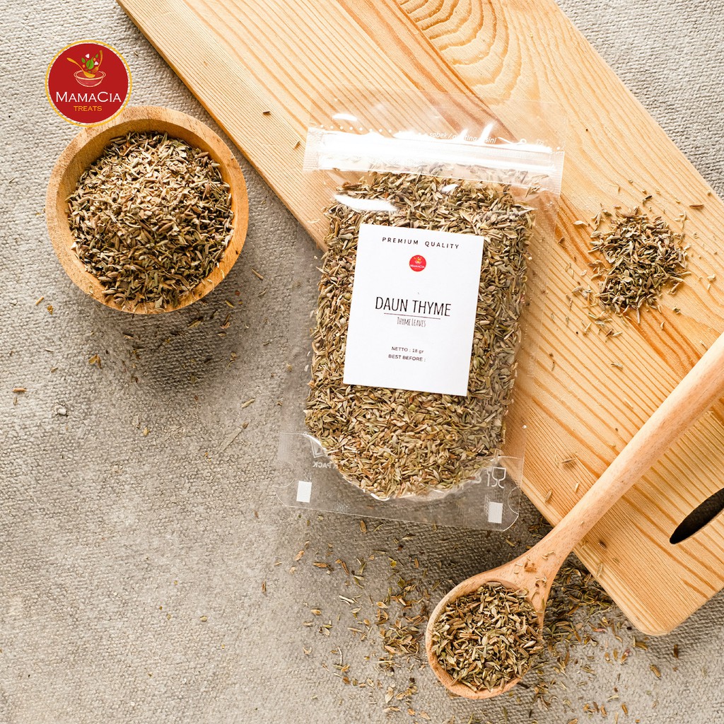 

Mamacia Treats Daun Thyme / Thyme Leaves Bumbu Daun Rempah 18 gr