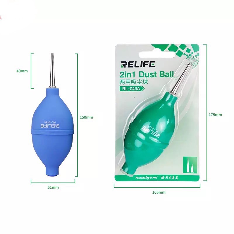 REMOVER - VACUUM BALL RELIFE RL-043A 2in1 BOLA POMPA DEBU SERBA GUNA