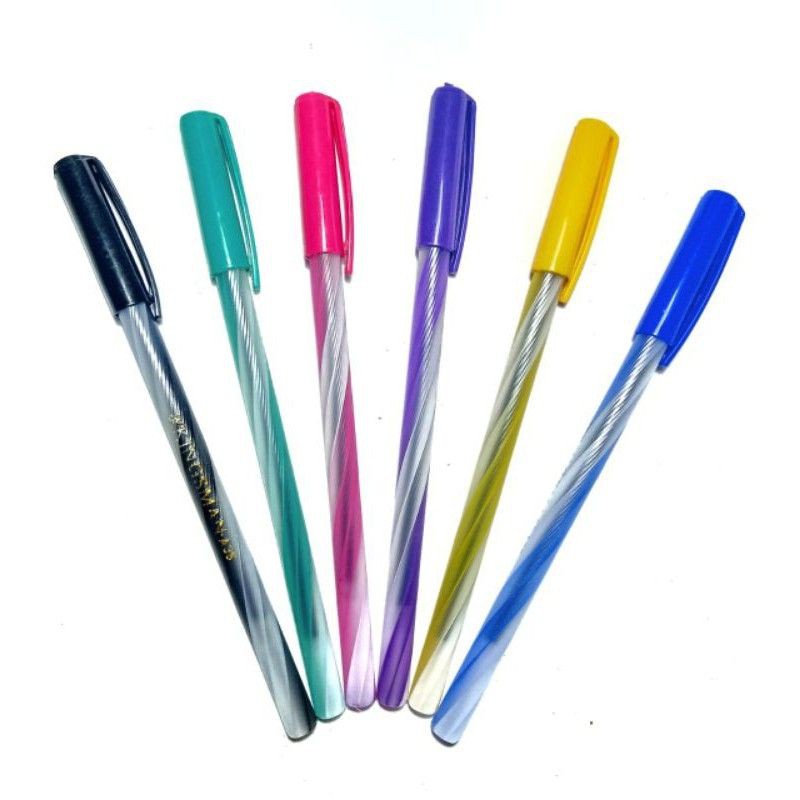 

PENA BALLPOINT MODEL LILIN ULIR TINTA HITAM HARGA PER 1 PCS