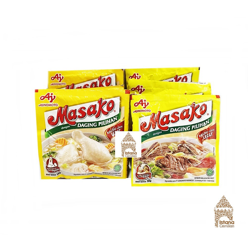 Ajinomoto Masako Kaldu Ayam / Sapi Sachet (isi 12 pcs)