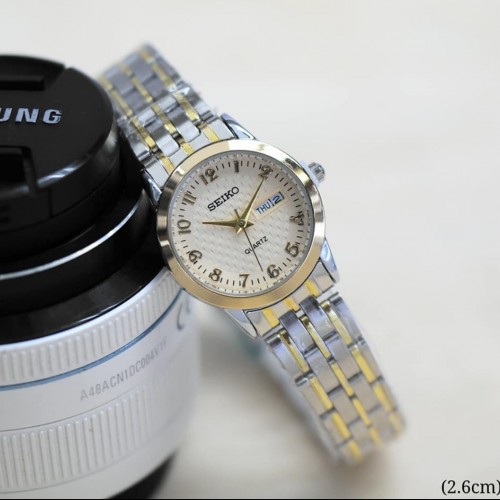 Ready Jam Tangan Perempuan Seiko Wanita Kecil Tali Rantai Analog Tanggal Aktif Murah Terbaru