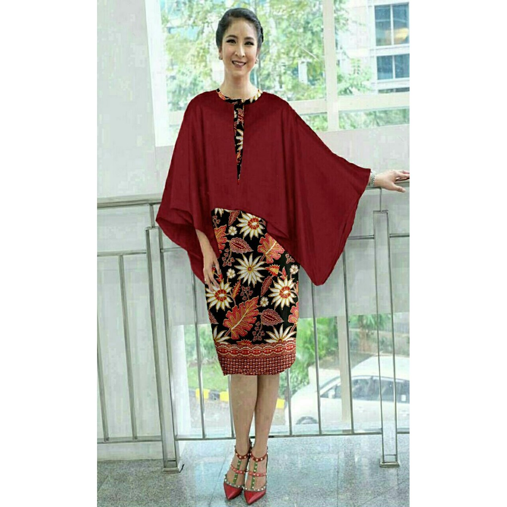 PROMO  CIJ NN-jenifer batwing dres kebaya CR