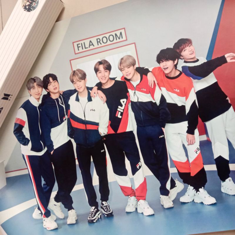 [READY] POSTER BTS X FILA OFFICIAL ORIGINAL TERMURAH