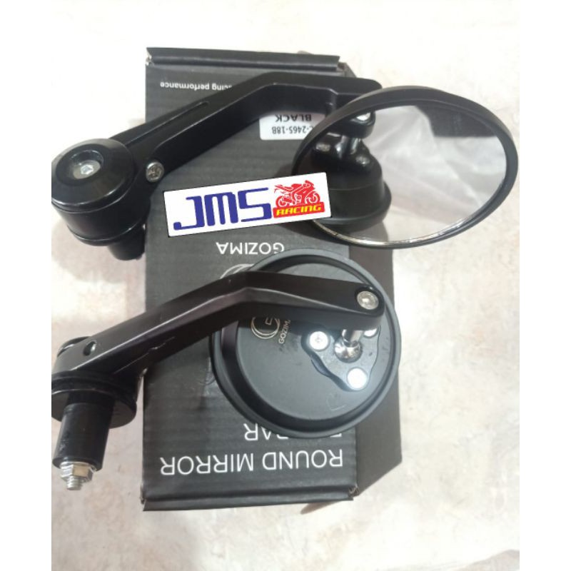 Spion jalu bulat kaca putih universal mio beat aerox kexi vario nmax pcx r15 vixion cb fu sonic mx