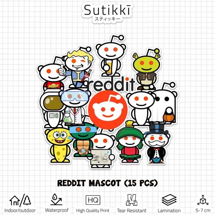 

Sticker Pack Reddit Mascot Logo Character Maskot Stiker Laptop Vinyl sukik90 Diminati Banget