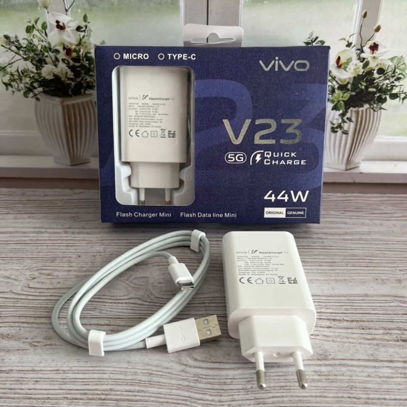 CHARGER VIVO 44W SUPPORT FAST CHARGING ORIGINAL