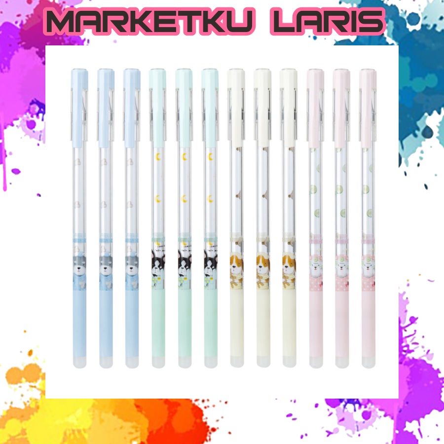 

MKL - Colors Gel Pen Black Ink Color Pens 0.5mm S012
