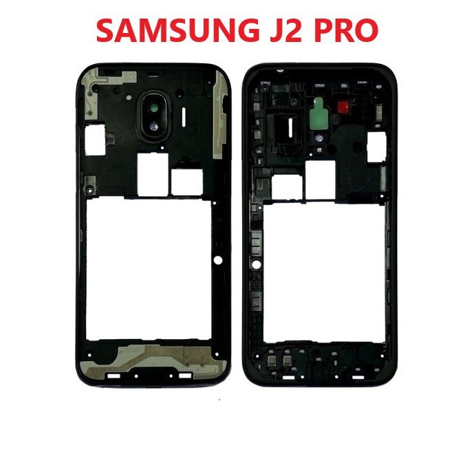 FRAME LCD SAMSUNG GALAXY J2 PRO 2018 / J250 / J250F ORIGINAL ~ TULANG TENGAH ~ TATAKAN LCD ~ BEZZEL