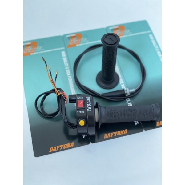 GAS SPONTAN DAYTONA 2 TOMBOL ON OFF STATER RX KING JUPITER Z MX KING F1ZR SUPRA X SUPRA FIT OLD NEW 