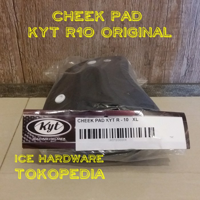 Busa Pipi Cheek Pad Helm Motor KYT R10 Termurah Original