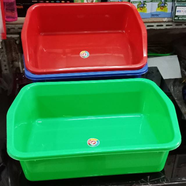Bak/Baskom Segi 303 DX Komet Star plastik kotak tempat wadah cuci air pasir