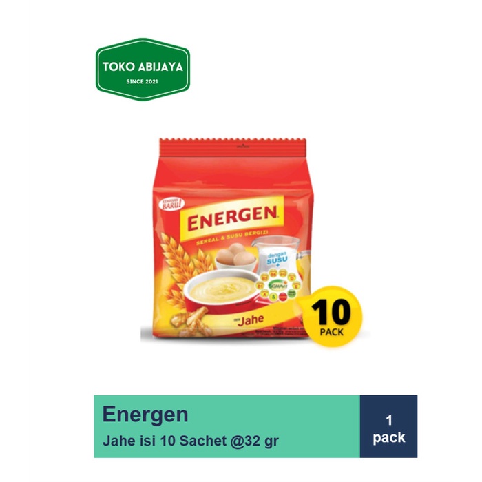 

Energen Sereal Jahe Pouch @32 gr