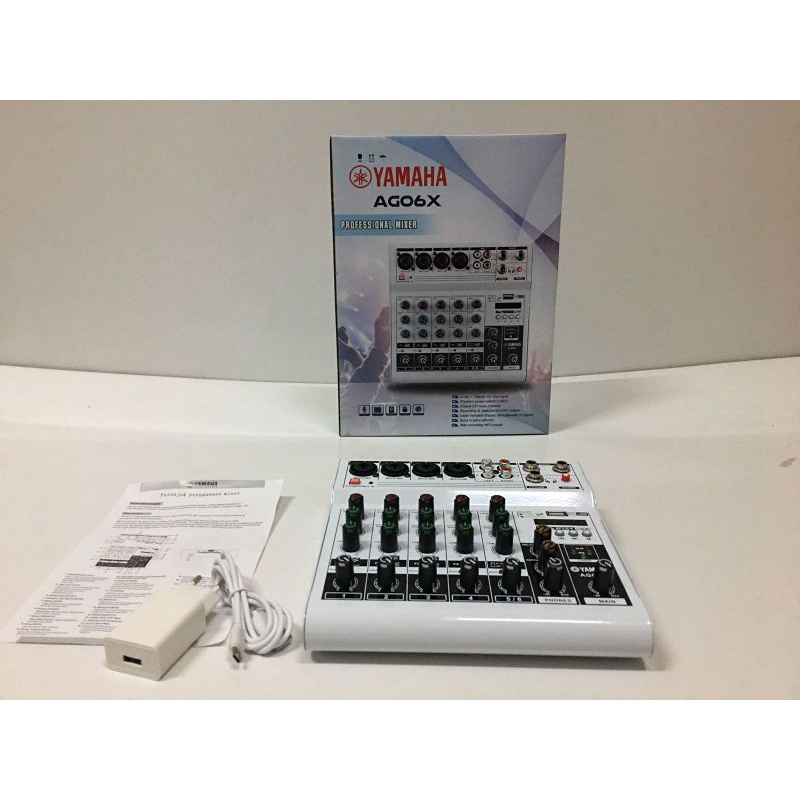 MIXER YAMAHA AG06X MIXER 6 CHANNEL AG 06 X