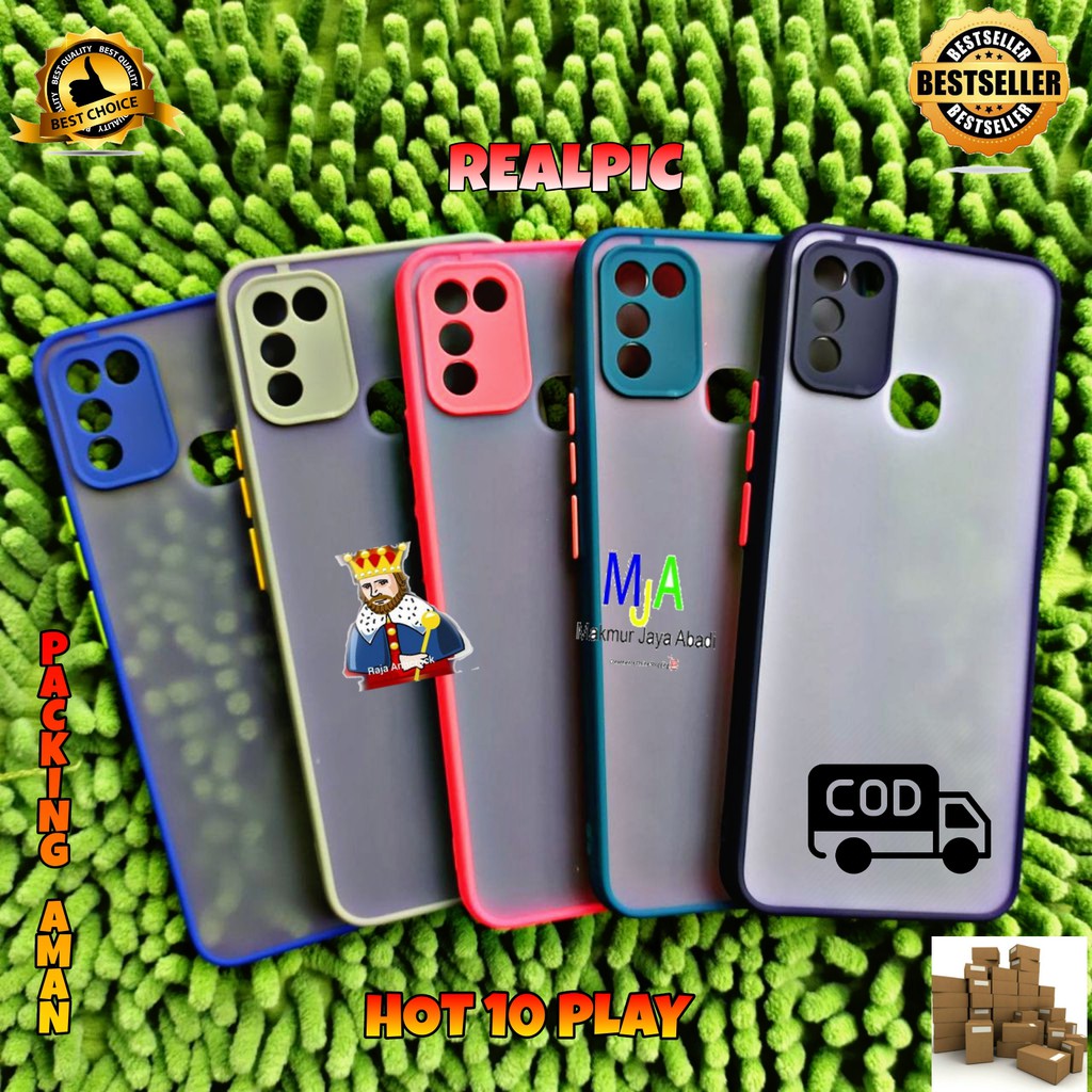 SOFTCASE INFINIX HOT 10 PLAY - CASE MATTE FULL COLOUR MY CHOICE BUMPER CASE PELINDUNG KAMERA