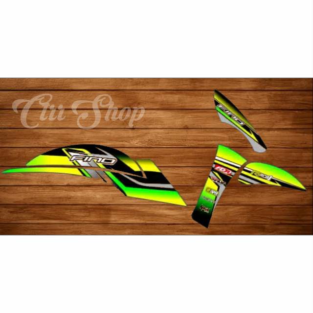 Striping Motor Yamaha Fino Semi Full Stiker Variasi Motor Yamaha Mio Fino