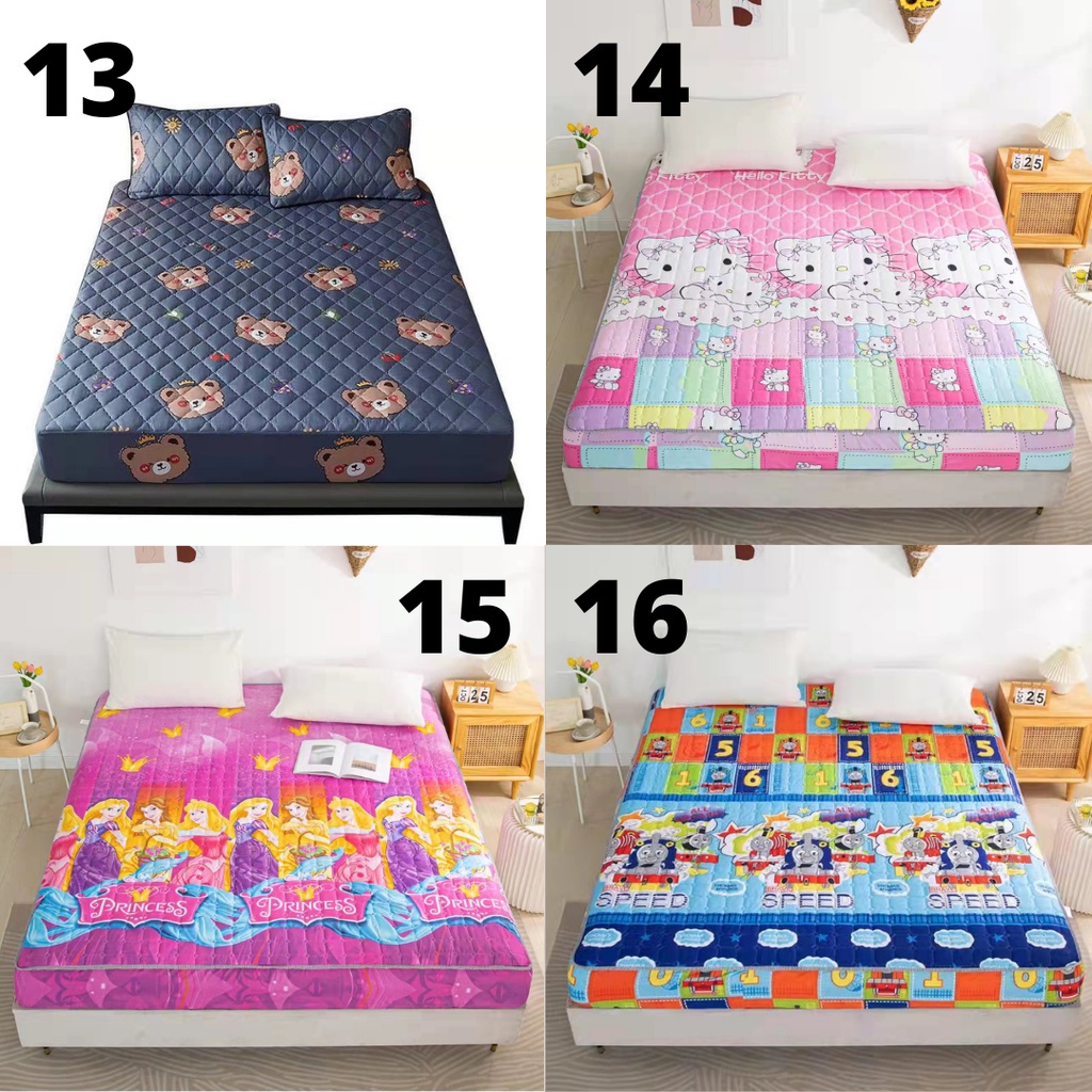 Sprei Waterproof / Sprei Protector bermotif / Sprei anti air ukuran 180x200CM dan 120x200CM-4