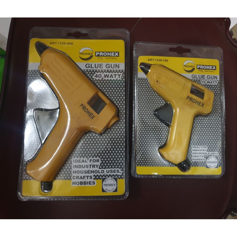 Prohex Glue Gun 10w dan 40w. Hot Melt Gun