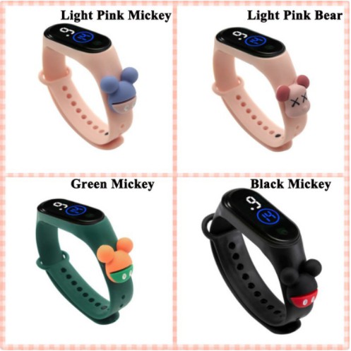 JGW-[✅COD]Jam Tangan Elektronik Motif Kartun Anak Laki-laki Perempuan LED Minimalis Gelang-2