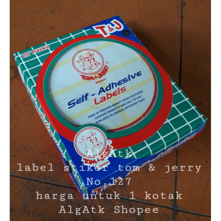 

Label tom&jerry No.127 harga 1 kotak