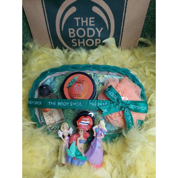 A3 Strawberry the body shop gift set / gift set the body shop/ mango the body shop