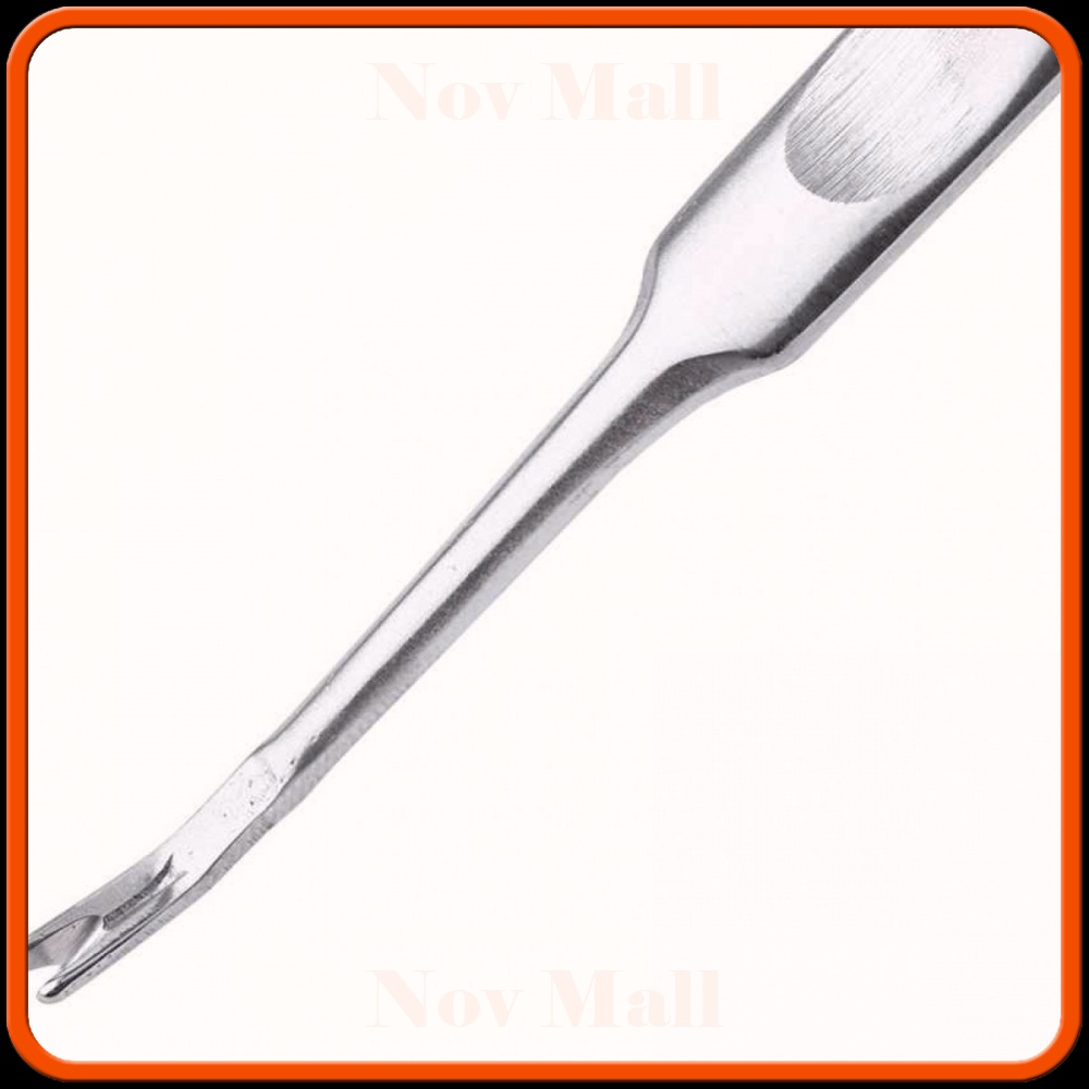 Alat Pencabut Kulit Mati Kutikula Nail Spoon Stainless Steel MU122