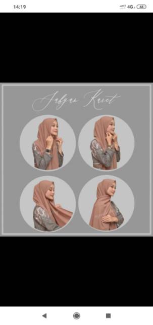 ((READY)) 180X75 PASHMINA KARET DIAMOND PASHMINA INSTAN KARET PASHMINA TALI