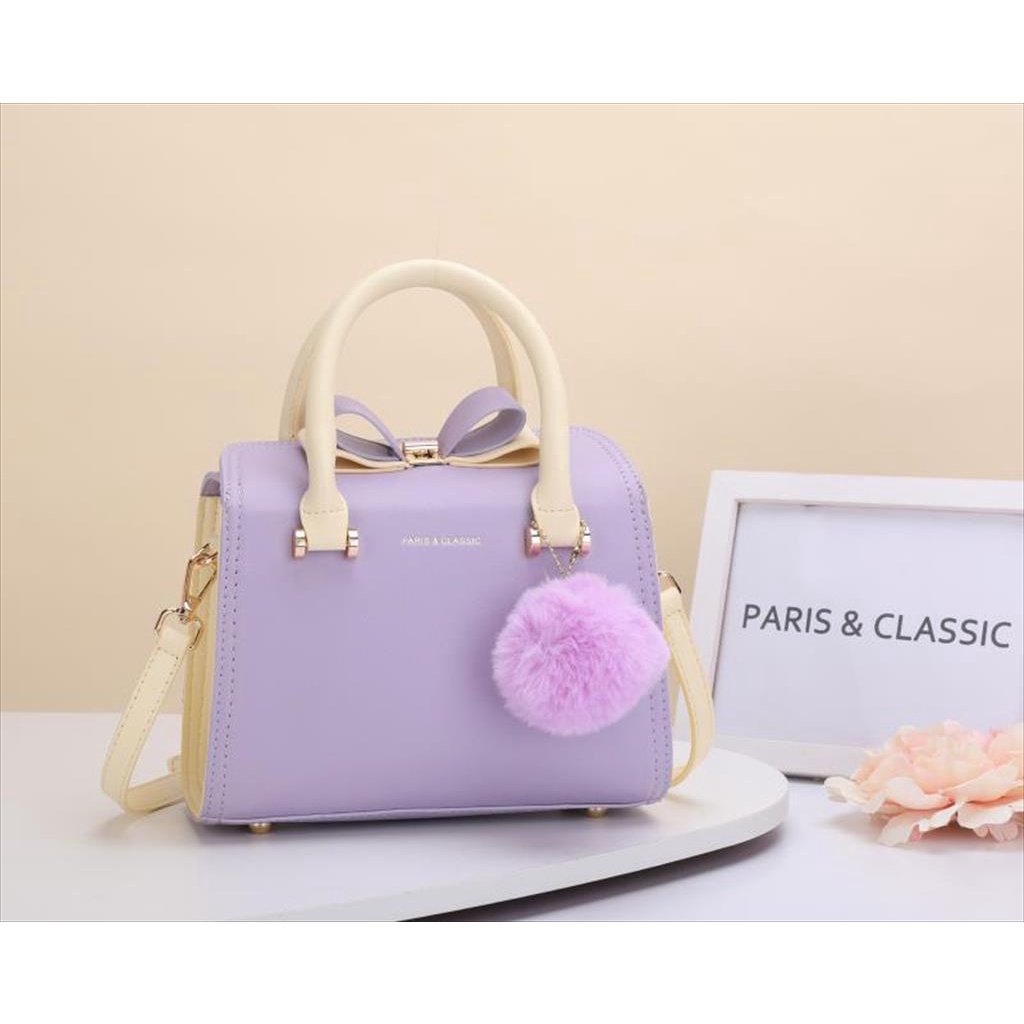 Paris Classic Tas Wanita Import Branded Original Terbaru Handbag Selempang Wanita Top Handle Bag Tas Fashion Wanita Import [PC 93325]